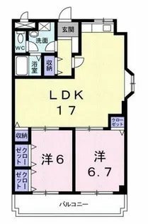 プラザエクシード【3階】の間取り