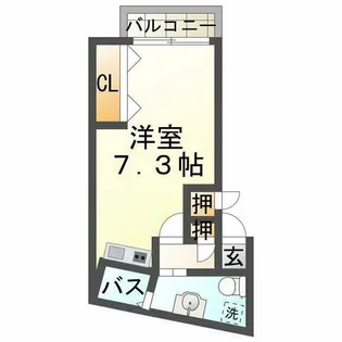 THE CITY 塩屋【3階】の間取り
