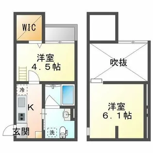 Y`s village馬場通【2階】の間取り