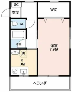 ユートピア浅井【201号室】の間取り