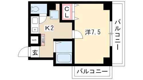 プロビデンス栄【5階】の間取り