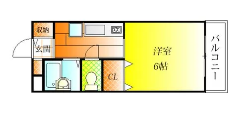 メゾンTOKI【1階】の間取り