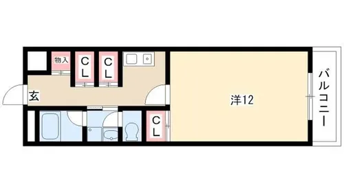 メゾンドール上泉【305号室】の間取り