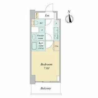 グランドゥール名駅西(旧ルネフラッツ名駅西)【0503号室】の間取り