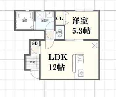 クラナス【1階】の間取り