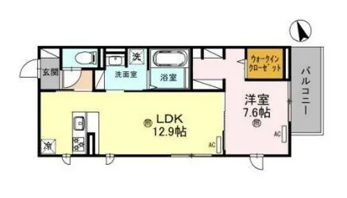 D-Place安田【3階】の間取り