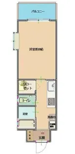 ヴィラコート戸畑元宮【1002号室】の間取り