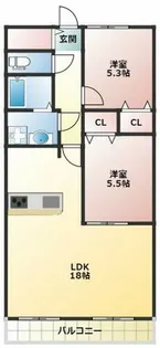 ドルミハイツ垂水A棟【7階】の間取り