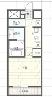 MISTRAL姫路駅前Ⅵ東駅前町【10階】の間取り