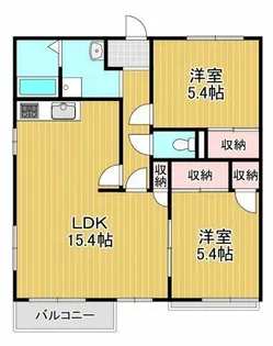 リバティハイツ【2階】の間取り