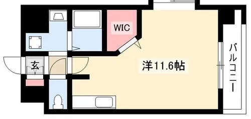 The 金山1107【2階】の間取り