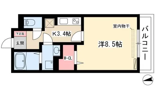 太閤アイサンメゾン【2階】の間取り