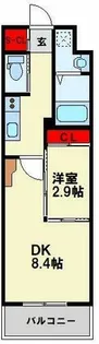 コンダクトレジデンスANO【7階】の間取り
