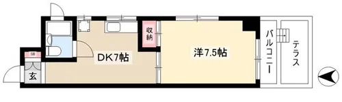 IRIE Bldg.【1階】の間取り