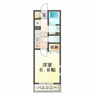セレーノ東垂水【2階】の間取り