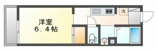 カプラン末広【1階】の間取り