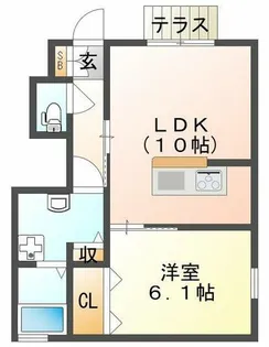 SumikaA【1階】の間取り