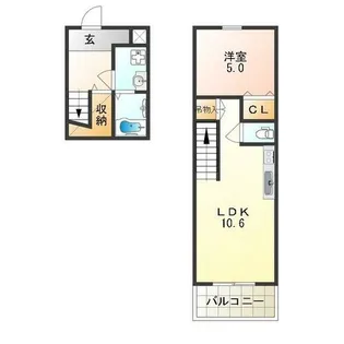 エミュー【2階】の間取り