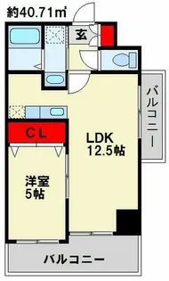 THE SQUARE Grand Residence【10階】の間取り