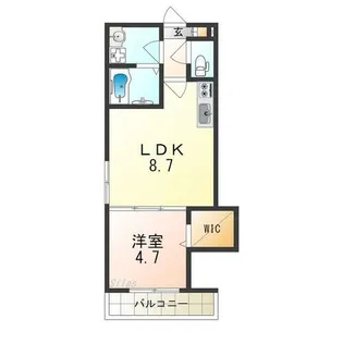 フォノン高石【1階】の間取り