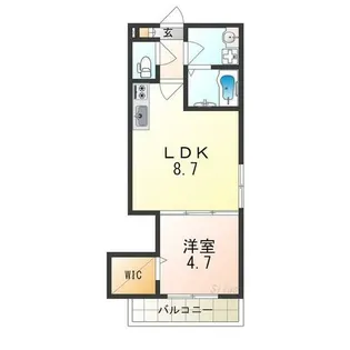 フォノン高石【2階】の間取り
