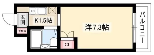 リッシュ・ラフォーレ【3階】の間取り