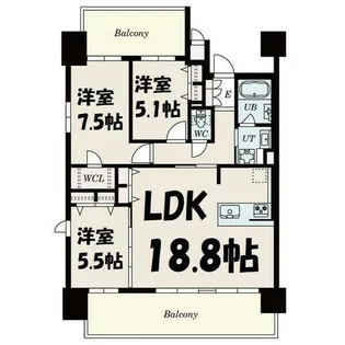 S-RESIDENCE本郷Ⅱ【11階】の間取り