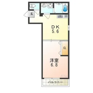 Feliz諏訪ノ森【3階】の間取り