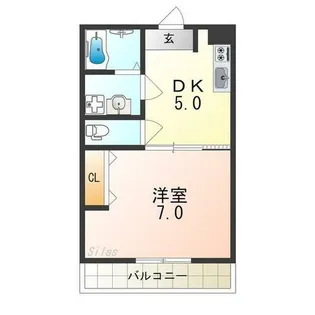 Feliz諏訪ノ森【3階】の間取り