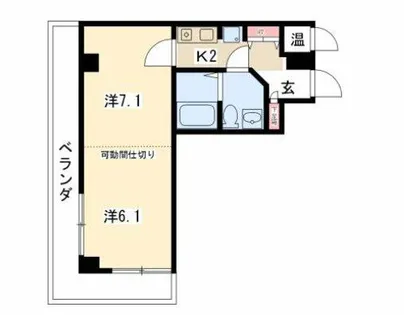 La Douceur新栄【0204号室】の間取り