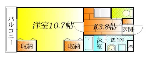 ステラウッド惣社1【2階】の間取り