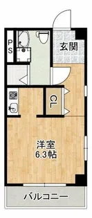 アルテリーベ【3階】の間取り