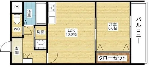 サンロイヤルハイツ【7階】の間取り