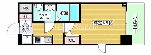 大阪府大阪市福島区大開2丁目【マンション】の間取り