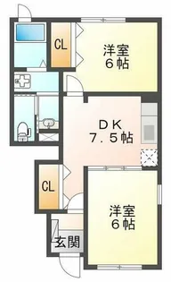 ピエール カーサ【1階】の間取り