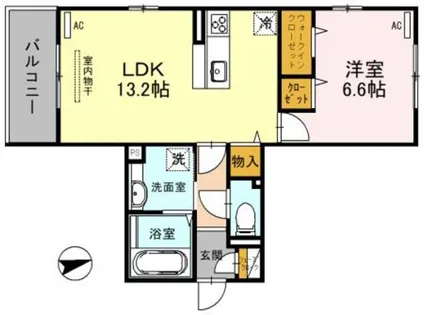 ラ メゾン ピック 中百舌鳥【3階】の間取り
