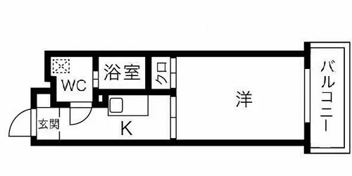 Merry住之江公園【7階】の間取り