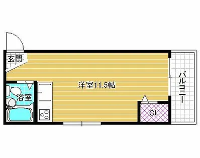 シャトレーM【1階】の間取り