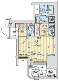 レオンコンフォート大手前ラトゥール【5階】の間取り