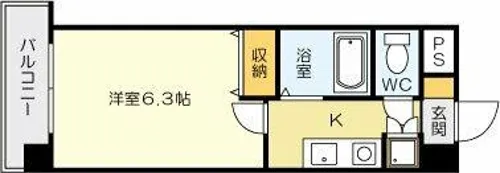 グレイス片野【302号室】の間取り