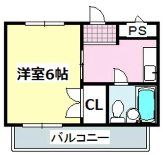 ネオパレス浅川2号館【3階】の間取り