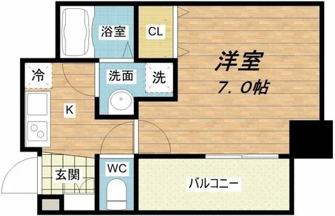 セレニテ本町グランデ【2階】の間取り