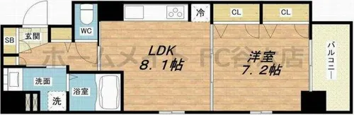 シェーンブルン【10階】の間取り