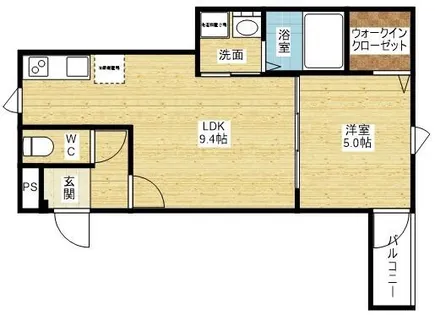 フジパレス柴島Ⅲ番館【1階】の間取り