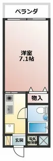 グレイスフル山本【3階】の間取り