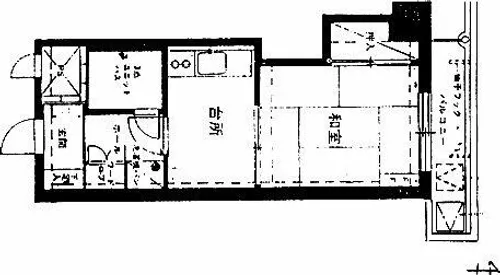 ライオンズマンション第2大通【5階】の間取り