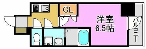 レーヴメゾン尼崎昭和通【3階】の間取り