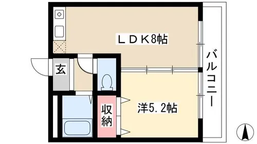 ラポールT【3階】の間取り