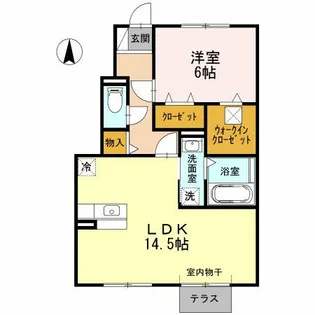 花水木の家Ⅰ【1階】の間取り