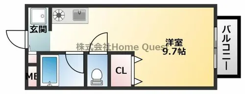 ビオス中小阪 A棟【1階】の間取り